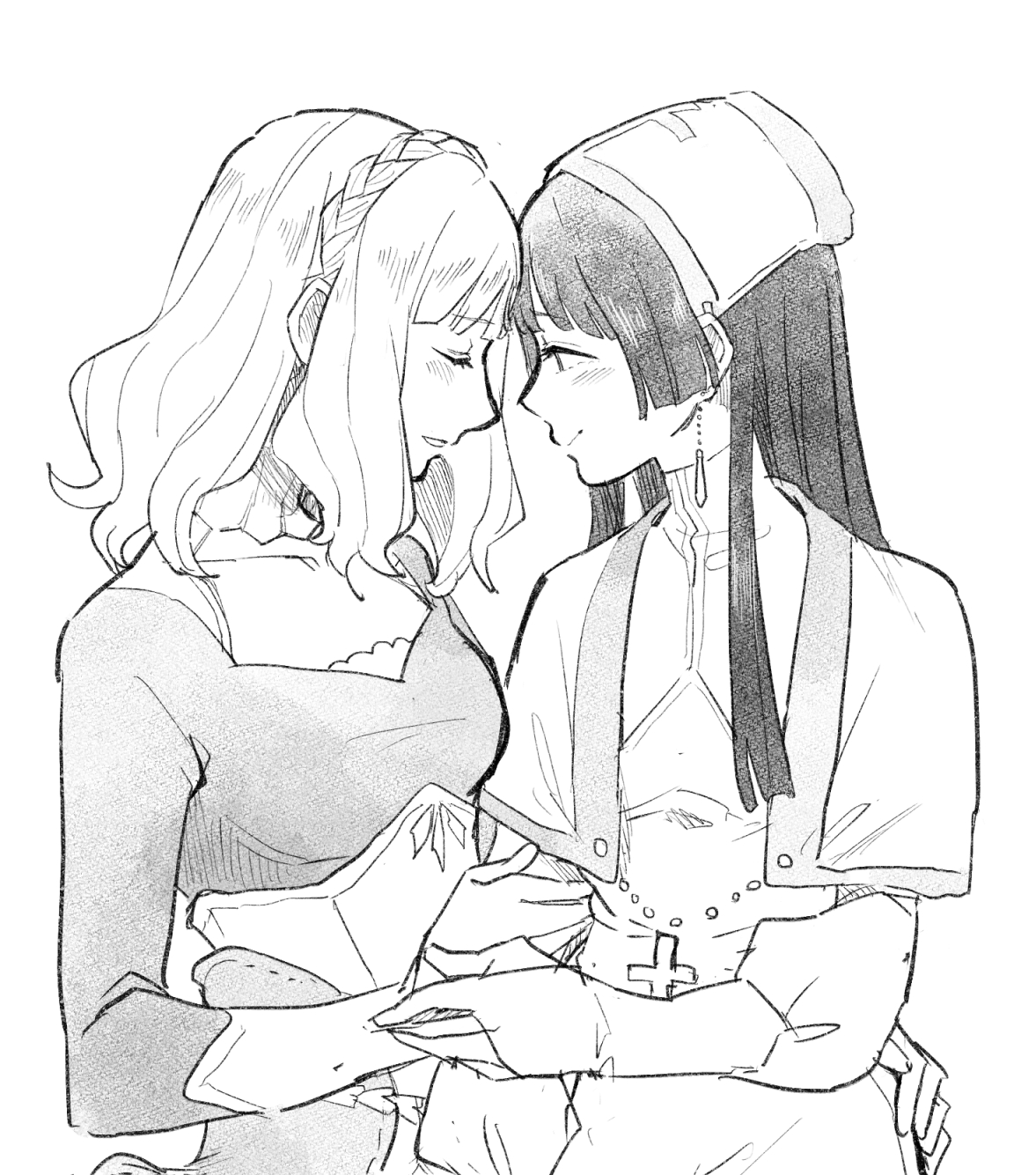 かめじろ キスの日 と思って描こうとしたけど この子たちはおでここつんをキスの代わりにしてた時期があると良いなあ と言うのも2回目でしたね T Co Z7kz8dogg2 Twitter