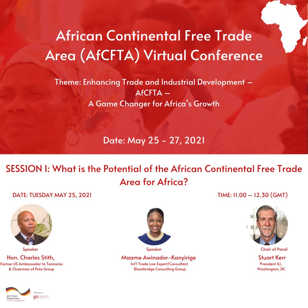 ili_acle's tweet photo. On behalf of the ILI-South African Centre for Excellence, ILI-ACLE is proud to present to you the #AfCFTA Virtual Conference Speakers for 25 May, 2021.
 
To view the speaker profiles, click on the link below: https://t.co/CiNjNvGW2B

#AfCFTA21 #tradepolicy https://t.co/tUzo4ttytM