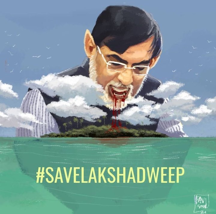 aswinkmohandas's tweet photo. It's not tourism but the people living there is the aim of BJP.Satnd together against the saffronisation of Lakshadweep

#SaveLakshadweep https://t.co/gMylLx5SRm