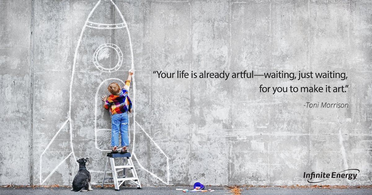 InfiniteEnergy's tweet image. You’re the best blank canvas there is. #MondayMotivation