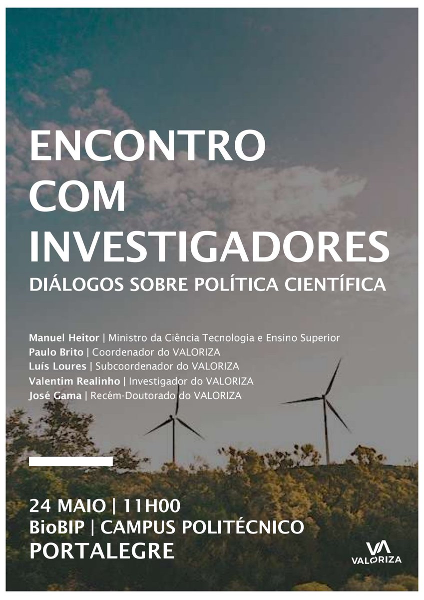 iesuperior's tweet photo. ciencia_pt: MCTES promove hoje mais um "Encontro com Investigadores - Diálogos sobre Política Científica", no @IPPortalegre, na #BioBIP – Bioenergy and Business Incubator of Portalegre.
📑#políticacientífica
🔬#investigação https://t.co/0NcGHOw48d