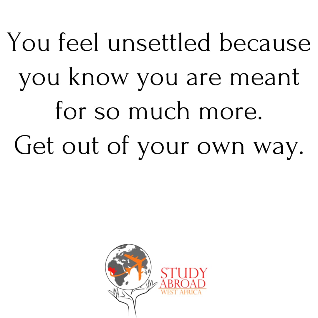 study_abroadWA's tweet photo. There's a potential in you. Get out of your own way and reach for your purpose.
 #motivation #motivationmonday #lifemotivation #positivevibe #successmindset #motivationalquote #inspiration #determination #france  #usa #ukraine #uk  #inspirationalquotes #monday #onlineeducation https://t.co/8zF4GbztyZ
