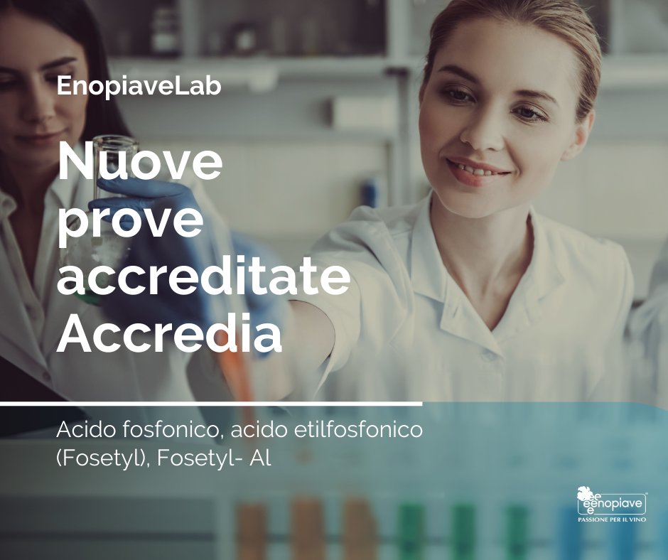 Enopiave's tweet image. Siamo lieti di comunicarvi che EnopiaveLab ha ricevuto da Accredia la formalizzazione del rinnovo dell’accreditamento e l’estensione dello stesso, per maggiori info: enopiave.it/2021/05/24/nuo…