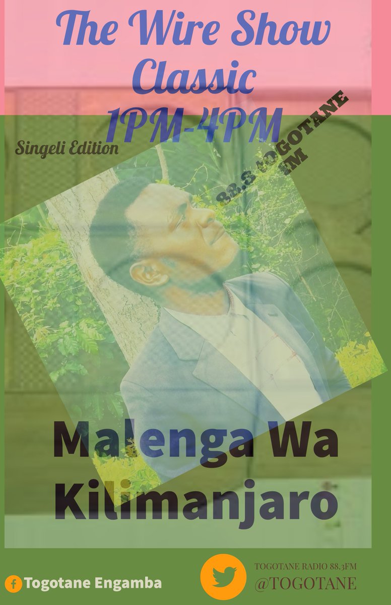 togotane's tweet photo. The wire show classic Na Malenga Wa Kilimanjaro
#Joseph Wambura 
#thewireshowclassic https://t.co/1ljHG0yXFY