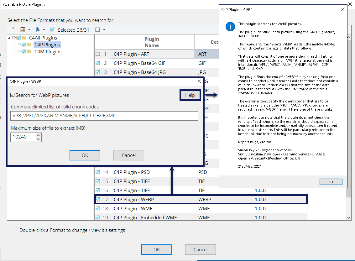 SimonDCKey's tweet photo. V2.0.11.0 BETA of the #EnCase #C4ALL #EnScript adds support for WebP images:

https://t.co/VRbhshXlmE

#DFIR #InfoSec #CaseAutomation #CustomWorkflows @OpenTextSecure @OpenText https://t.co/JtGc6pSlBn