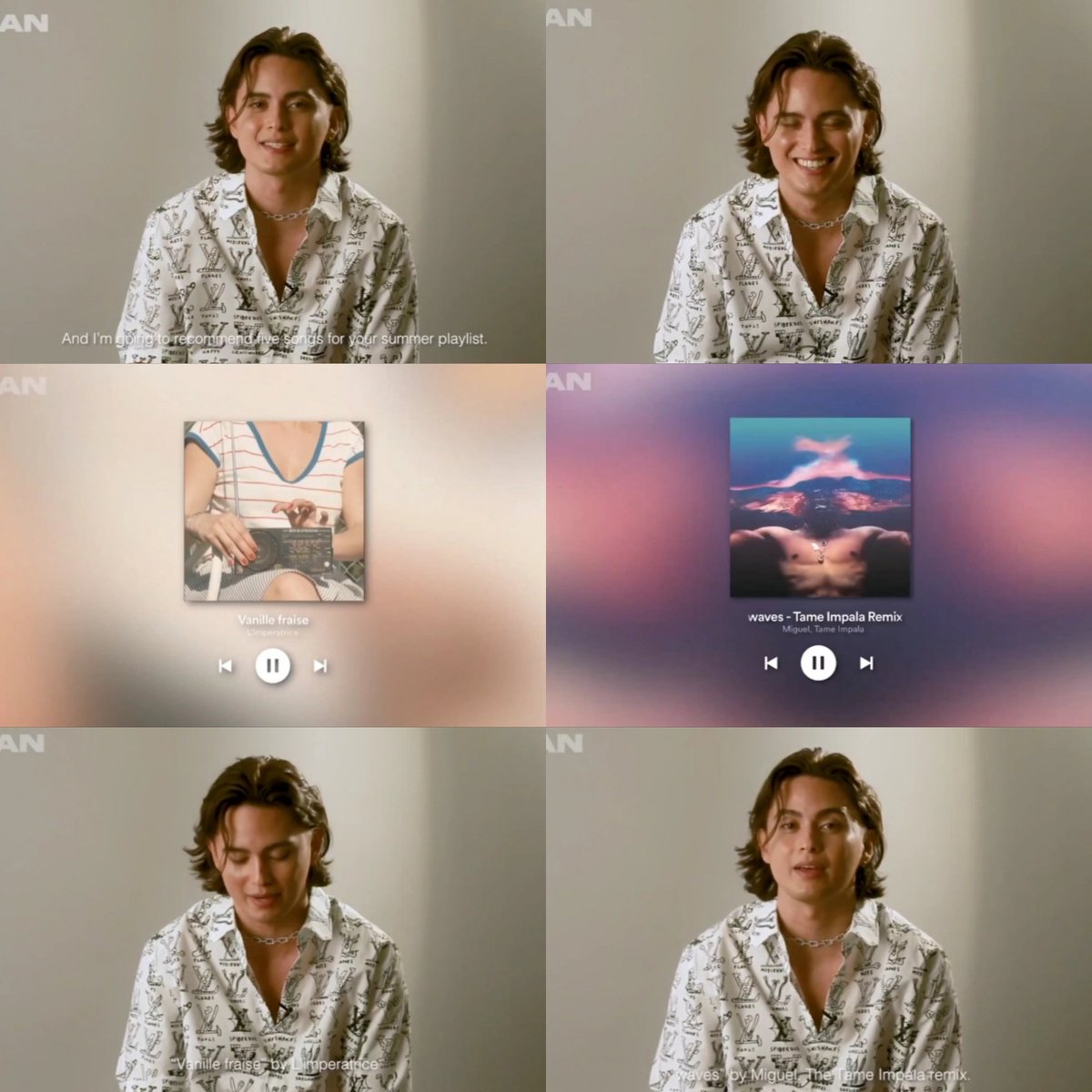 sph_svt's tweet photo. James Reid's Recommended Songs For Your Summer Playlist 🤍
5 tracks on his playlist
1. Vanille Fraise by L'Imperatrice
2. Waves by Miguel (Tame Impala Remix)
3. Lost in Yesterday by Tame Impala
4 You by Mk. gee
5. Soda - James Reid (🙌🏻)
James Reid Summer Playlist
#MEGATOP5 https://t.co/8eikHtUsnA