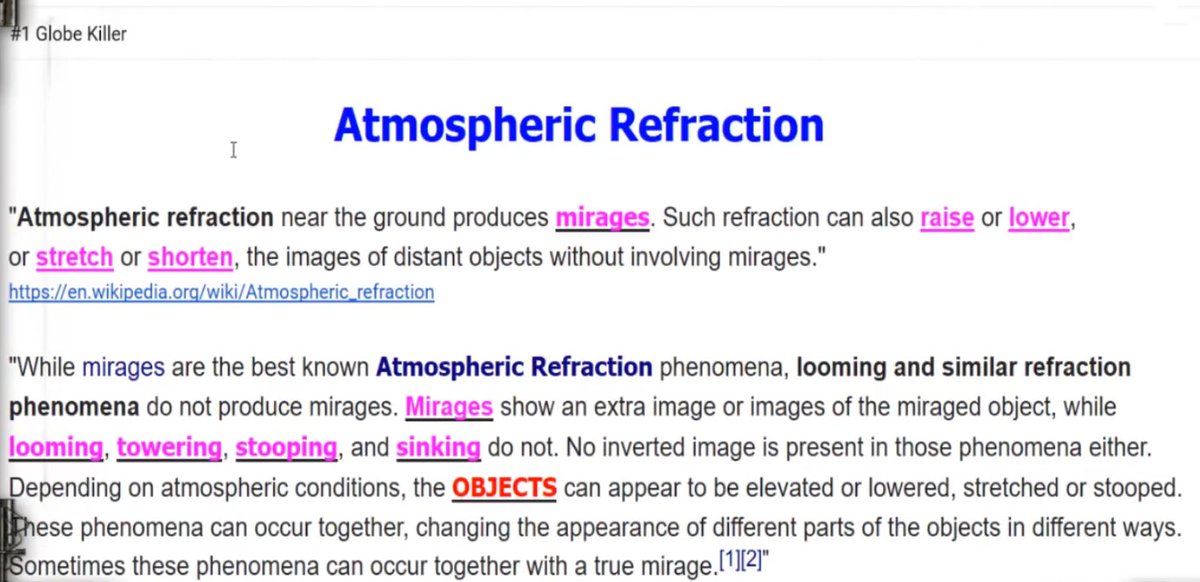 NothingSirius's tweet image. That oil rig did not just sink. Changes in #AtmosphericRefraction conditions caused that phenomenon, and the visual obstruction. It’s called #Sinking. 

#StudyHarder Joe, you can achieve great things flatearthfacts.com/flat-earth-mod…