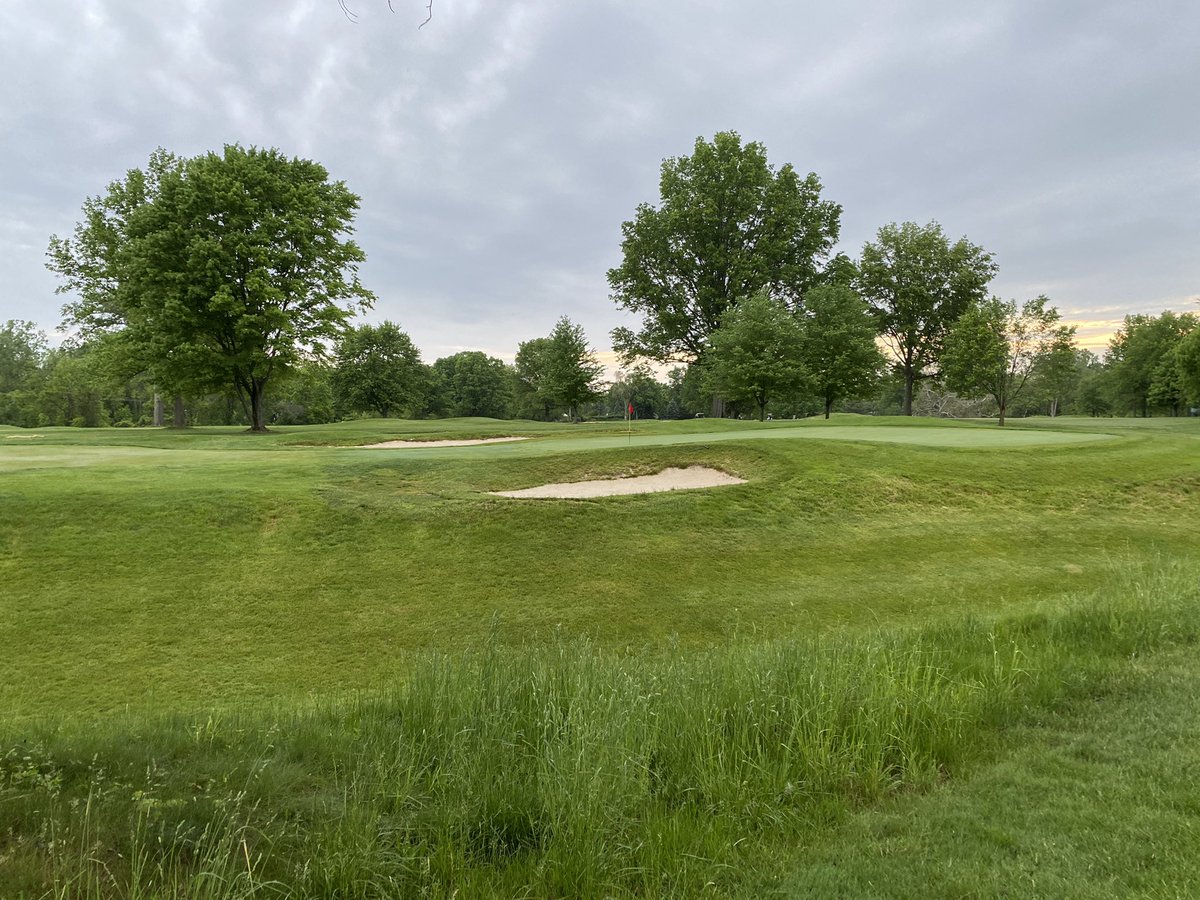 GCImagazine's tweet photo. Staring into #100holes of William Flynn. Publisher Dave Szy and @GCIMagazineGuy are participating in a golf-a-thon today at Elyria (Ohio) Country Club benefitting @orangeeffect. https://t.co/QD8av8pgV5