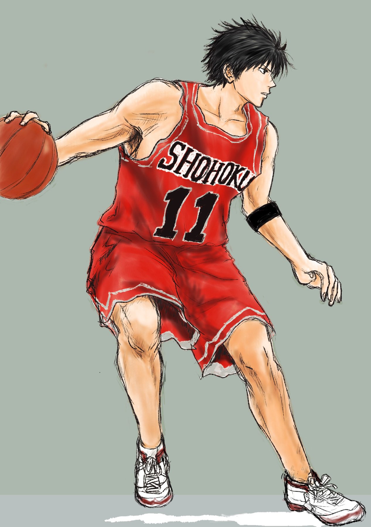 オダジり 絵描きさんと繋がりたい スラムダンク 流川楓 模写 顔がどうしても似ないです T Co Dfkauj3ipq Twitter