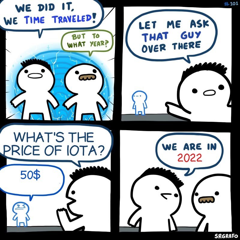 iota_memes's tweet image. Some hopium for my fellow hodlers
#iotamemes