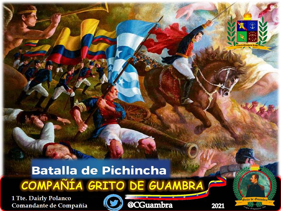 #EFEMÉRIDES #24May del año 1822, se libró la Batalla de Pichincha en Quito, Ecuador. Un enfrentamiento militar dónde las fuerzas patriotas comandadas por el Gral. Antonio José de Sucre vencieron a las tropas realistas, logrando así la libertad de la ciudad. #VacunasParaElPueblo