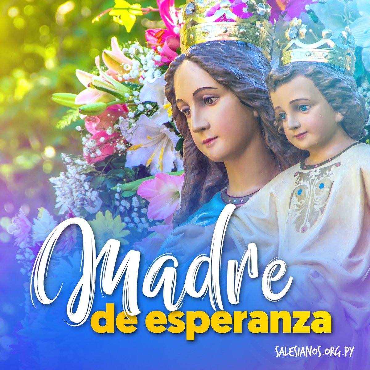 FrasesDonBosco's tweet photo. En el cielo nos quedaremos gratamente sorprendidos al conocer todo lo que María Auxiliadora ha hecho por nosotros en la tierra. #DonBosco 

#MaríaAuxiliadora https://t.co/bDk0NYg8Zq