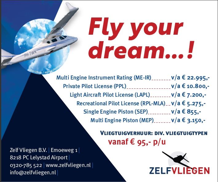 zelfvliegen's tweet photo. Dit jaar nog een nieuw vliegbrevet of een nieuwe rating? 
Fly your dream...! https://t.co/FSx9aSr7nL