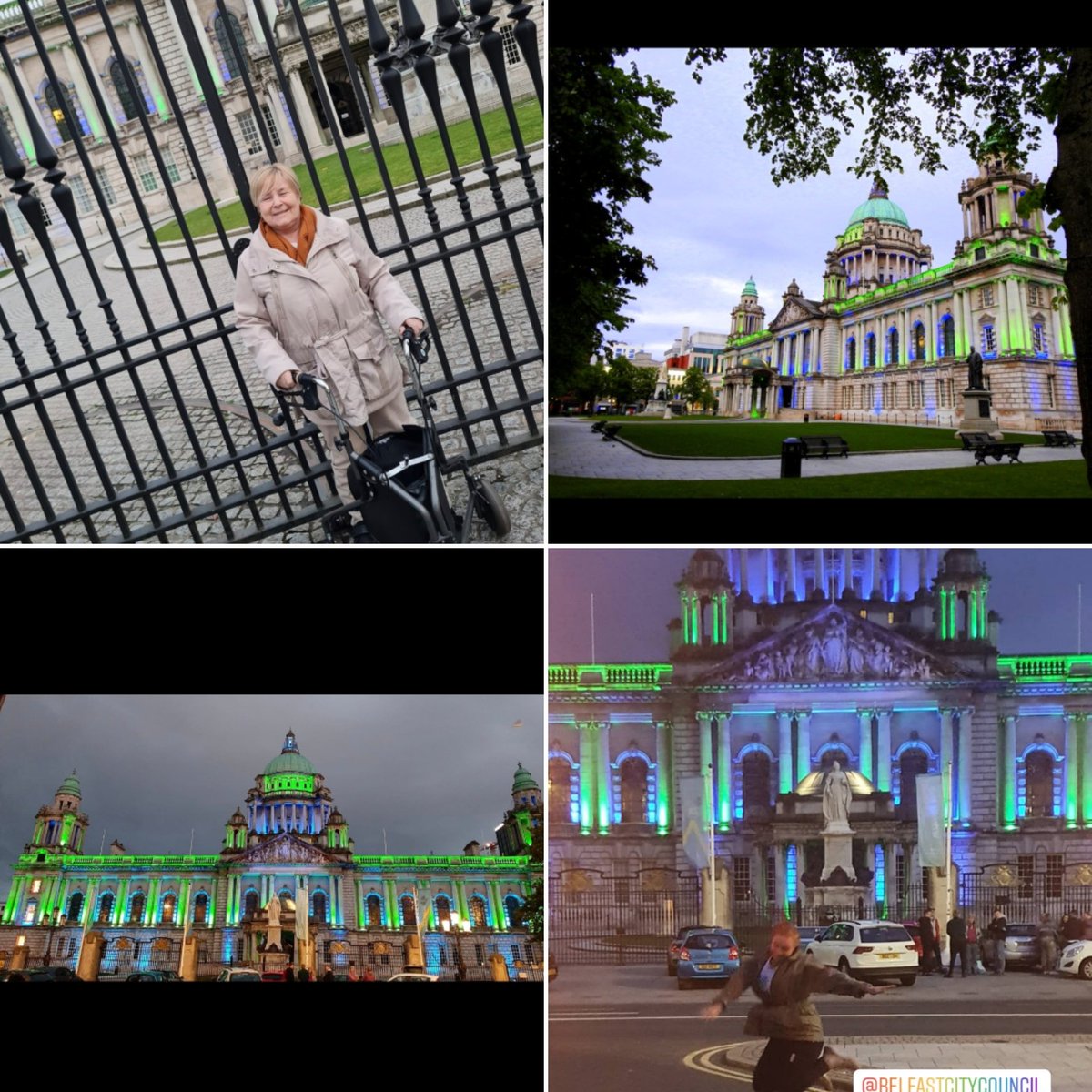 BrainInjMatters's tweet photo. Thank you to @belfastcc for shining a light on brain injury. It was fantastic to see the City Hall lit up in blue &amp; green to highlight the impact of ABI #ShineALightOnABI #belfast #braininjuryawareness https://t.co/pBUnZHzCvH