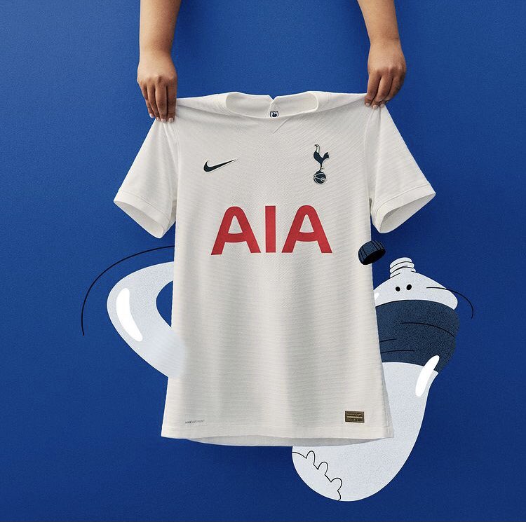 myBallerBox1's tweet photo. @SpursOfficial and @Nike present their new home kit for the 2021/2022 season that celebrates the 100 years since the debut of the famous Cockerel crest in the club’s shirts. 🔥

Simple but clean👌🤩 https://t.co/hBnskwMsW4