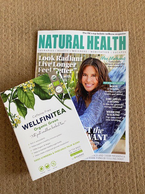 Have you checked out the latest issue of Natural Health magazine? Special discount codes for all readers! #naturalhealth #healthmagazine #health #wellfinitea #herbaltea