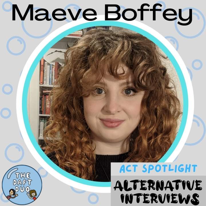 The_Daft_Duo's tweet photo. Act spotlight - @Maeve_like_wave
Maeve Boffey started comedy during the lockdown to stave off the madness.
https://t.co/kCGciFGjCu
Only 3 more days till you can watch her perform at #AlternativeInterviews 😁😁 https://t.co/HCF44W9d6Y
https://t.co/hmkY344l2P
#BubbleTherapy https://t.co/2x0h28cRdk