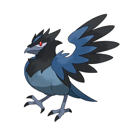 ポケモンに詳しくない方用(・ω・)ノこちらが本来の色のアオガラスです! 