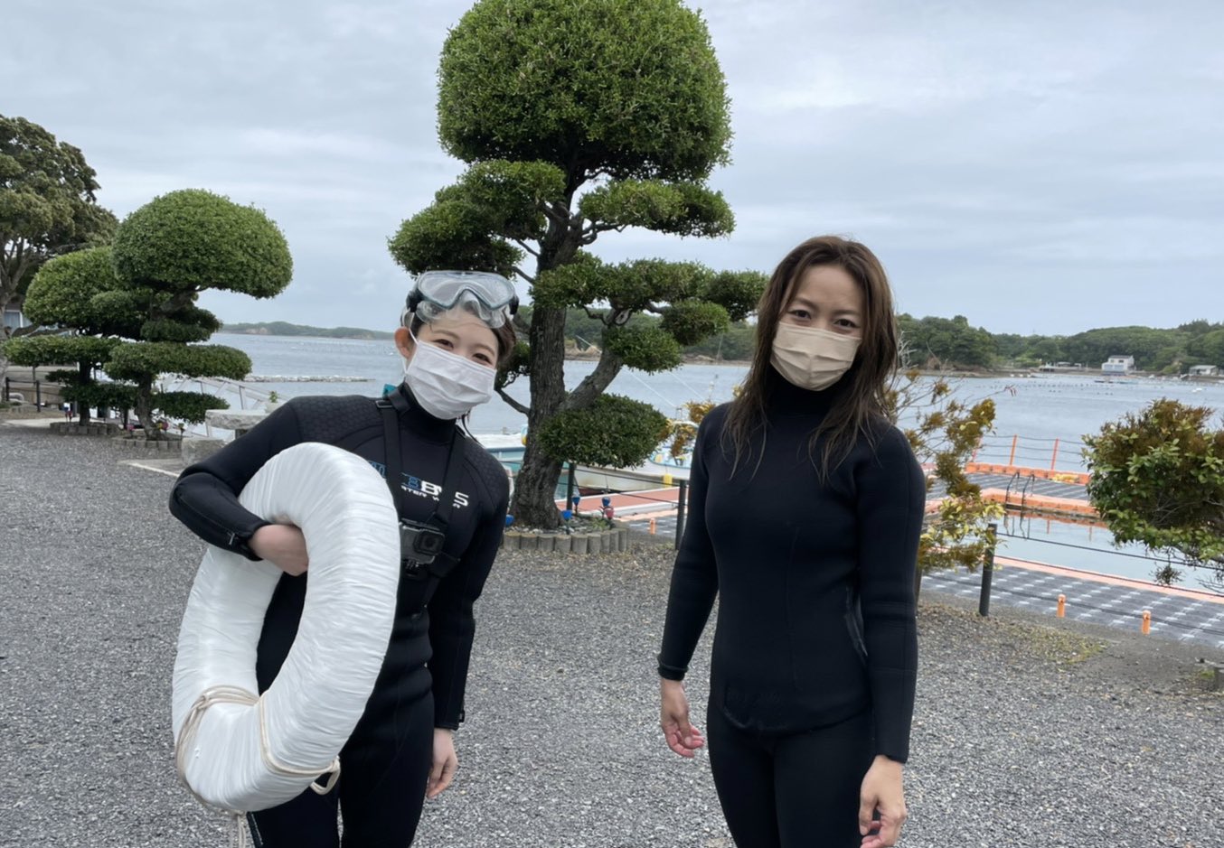 素潜り漁用（サザエ、アワビ、タコ）ウエットスーツセット