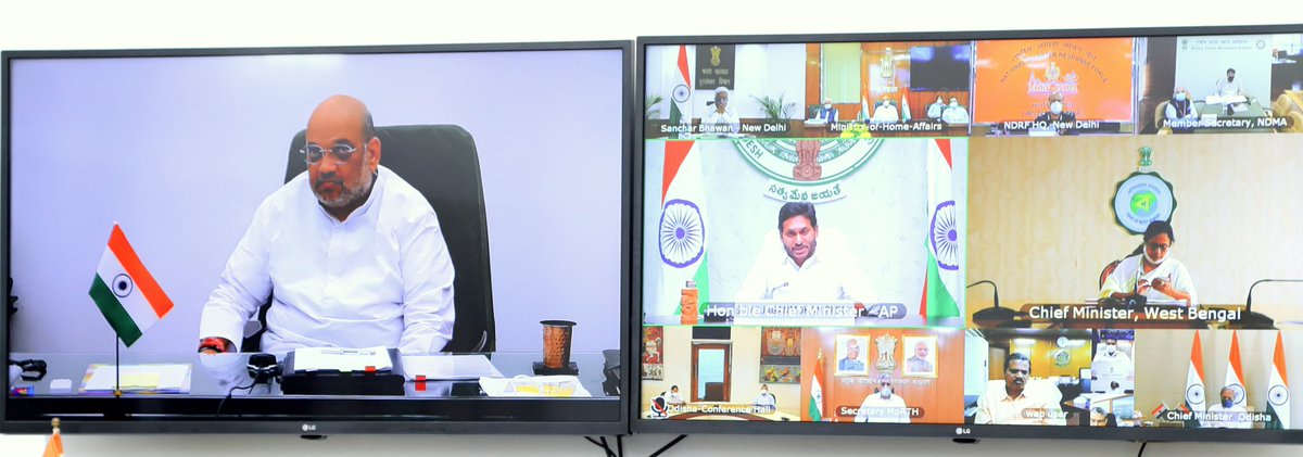 AmitShah's tweet image. Reviewed the preparedness to tackle the situation arising out of Cyclone Yaas, which is forming in the Bay of Bengal.

• Timely evacuation of people.
• Adequate power backup arrangements in all hospitals.
• Ensure the safety of oxygen generation plants.
pib.gov.in/PressReleasePa…