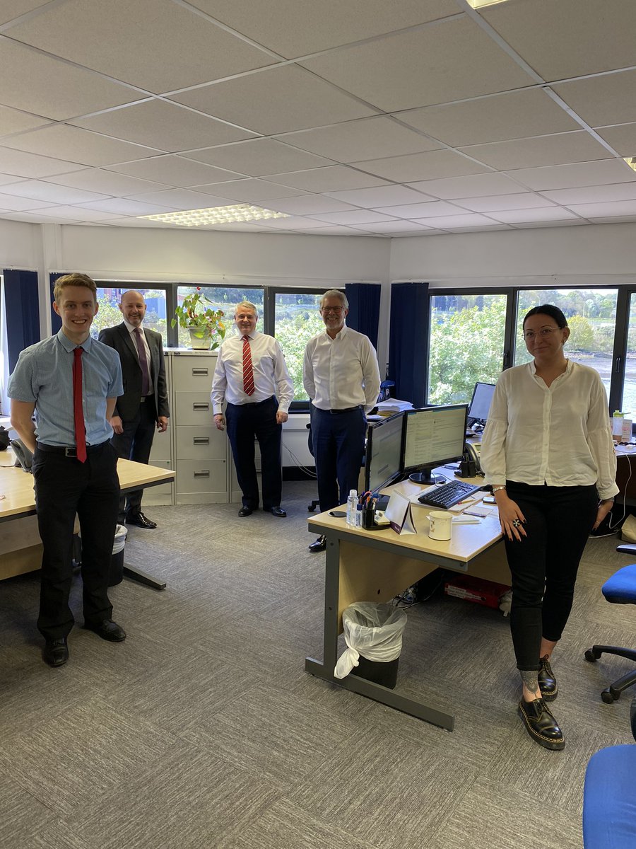 Today we had our first face-to-face BDM visit since Thursday 12th March 2020 with Neil Tribick from Kensington Mortgages! Everybody learnt lots of new criteria and stayed safe!😄