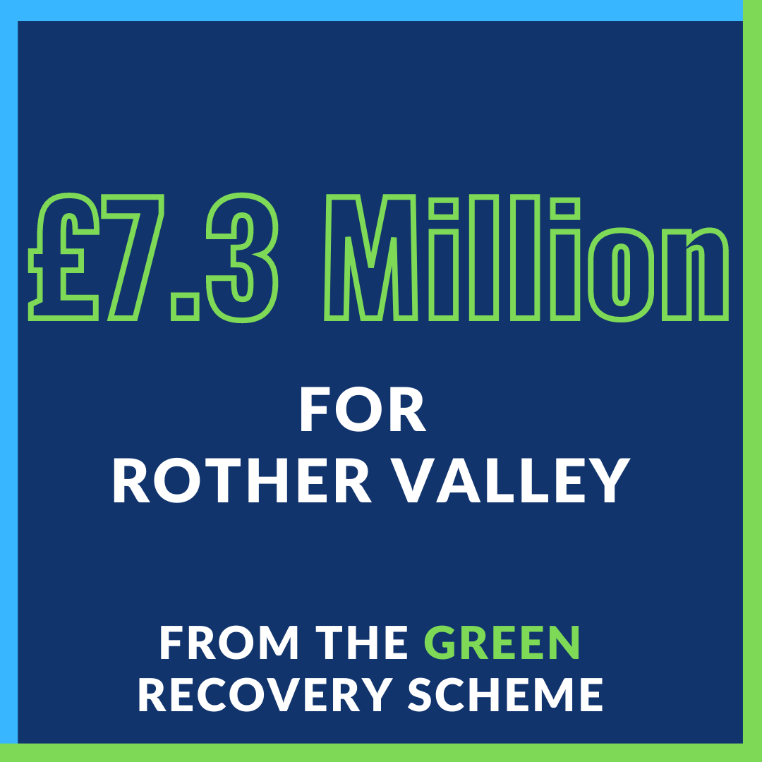 Alex_Stafford's tweet photo. Great news! Rother Valley will receive £7.3 million investment as part of the Green Recovery Scheme to support decarbonisation, green growth &amp; economic development. This is levelling up in action – more money and resource to make our area better for the future. #NetZeroNetworks. https://t.co/XOWnpxlyIR