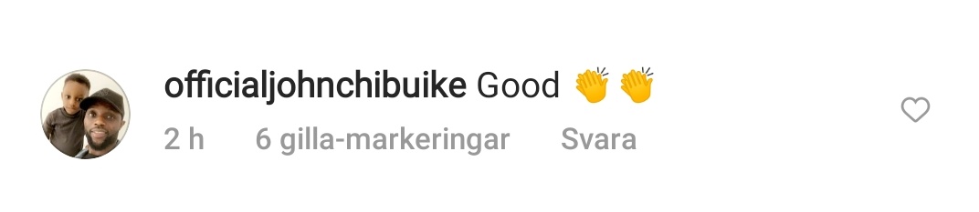 John Chibuike kommenterar på Falkenbergs FF:s officiella insta om att Hasse Eklund fått sparken. pic.x.com/GqRm3chaBr