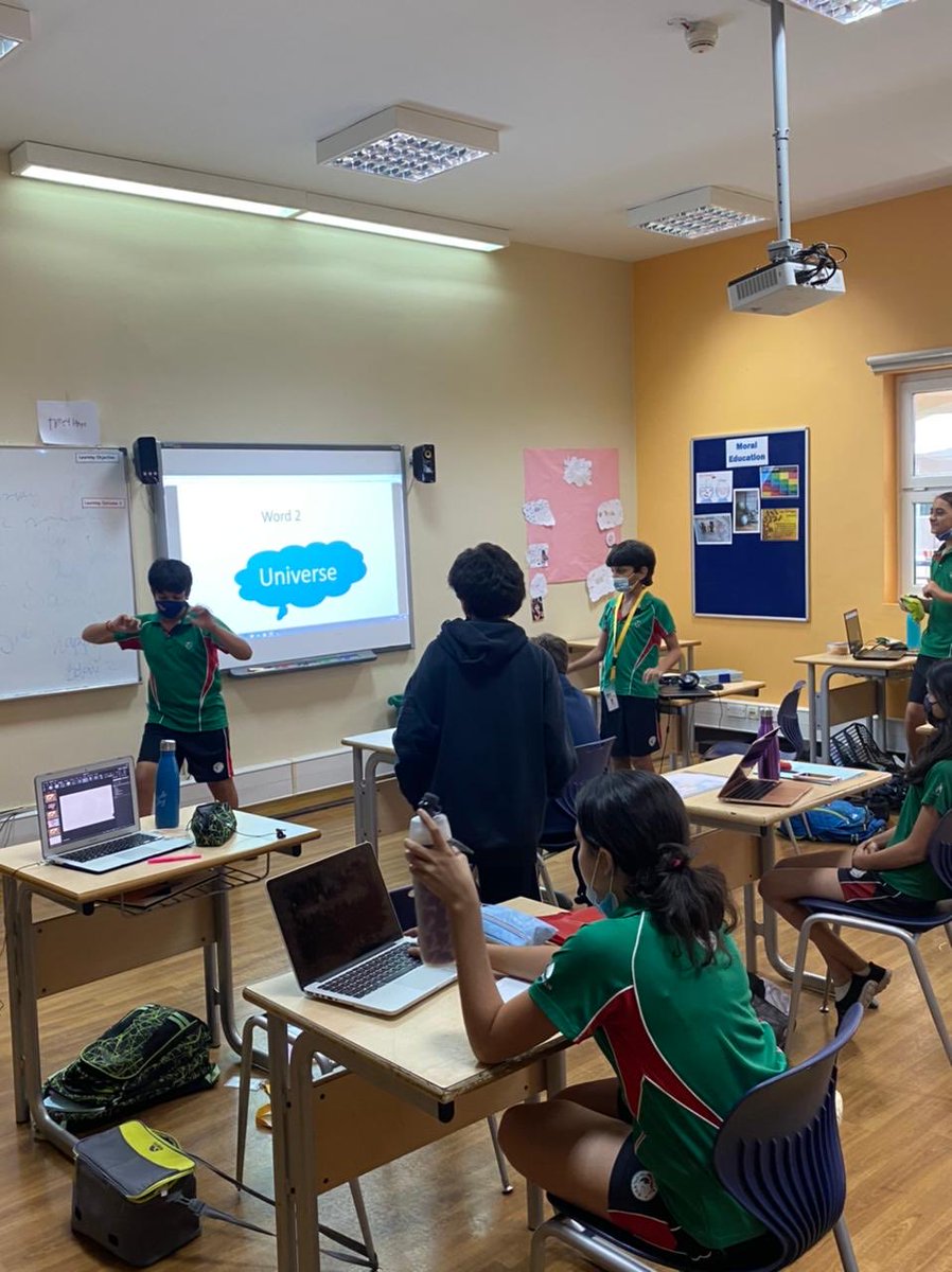 DIA_EngDpt's tweet photo. Year 7 charades! #wellbeing. #DIAcares https://t.co/bmQ8whptDk