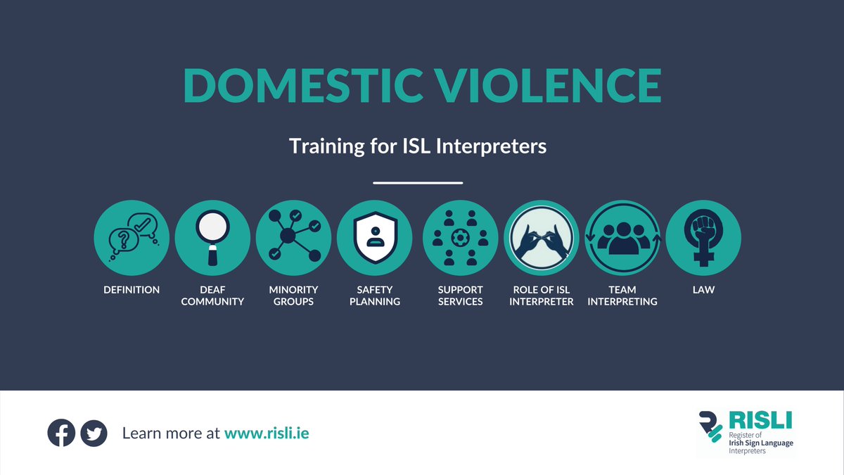 RegisterISLI's tweet image. Domestic Violence is a very complex subject, especially where Deaf women are the victims.

This #CPD will provide a clear understanding of what domestic violence and abuse are.

#Deafcommunity #ISLinterpreters #genderbasedviolence
