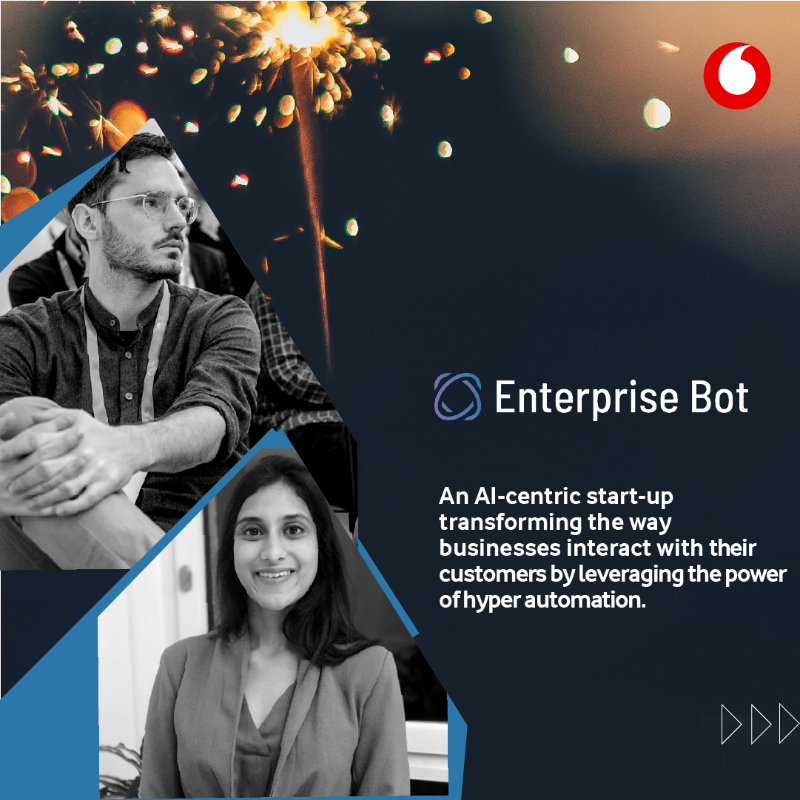 VodafoneGroup's tweet photo. Our Bright Sparks Programme is live. Meet some of this year's start-ups in the #DigitalTransformation &amp; Customer Operations category...