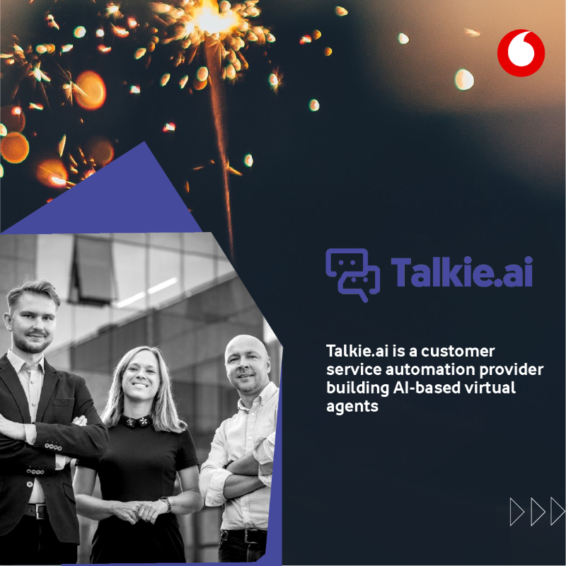 VodafoneGroup's tweet photo. Our Bright Sparks Programme is live. Meet some of this year's start-ups in the #DigitalTransformation &amp; Customer Operations category...