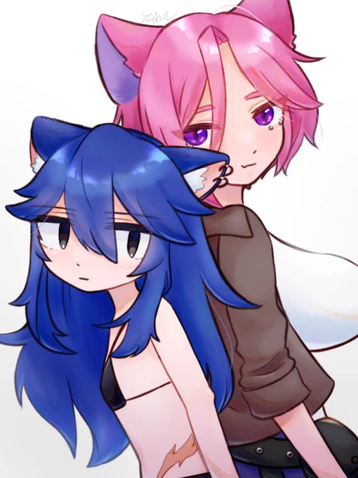くすはらさんちの猫バットちゃんとクロエ 