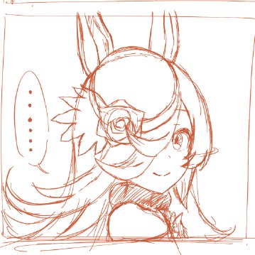描いてたラフの続きのネタが出来たからラフった 
