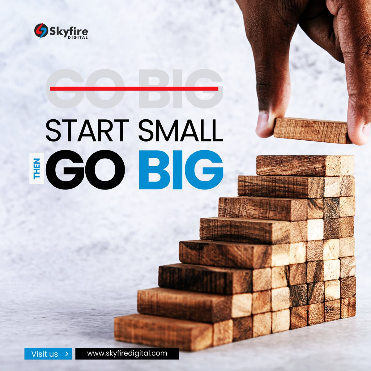 SkyfireDigital's tweet photo. Having big dreams and long term goals are very good, you may be clueless as to how to go about them, you just have to START, little by little, evolve, trust the growth process as you take actions.

HAVE A GREAT WEEK.

#skyfire #skyfiredigital #digitalagency #digitalmarketing https://t.co/exI0IYtCDu