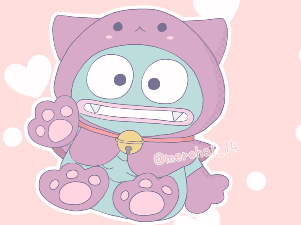 にゃんギョドンが好評だったのでちょっといじって全身描いてみました