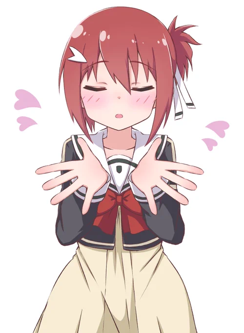 わたしだけにチュゥする友奈ちゃん #yuyuyu 
