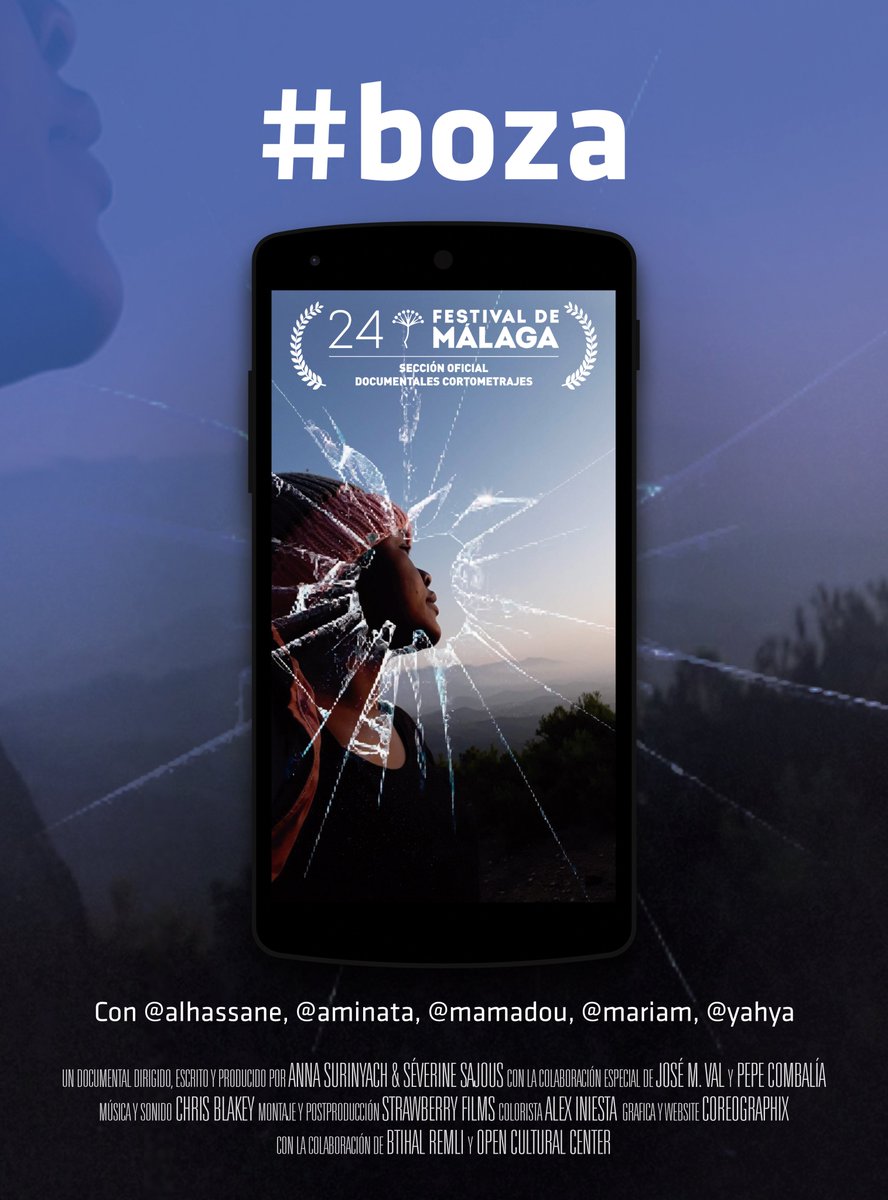 surianna's tweet photo. Nuestro cortometraje #Boza seleccionado para la sección oficial del @festivalmalaga. #boza es un selfi en primera persona del plural sobre las migraciones. https://t.co/jLK9f2h6Lj