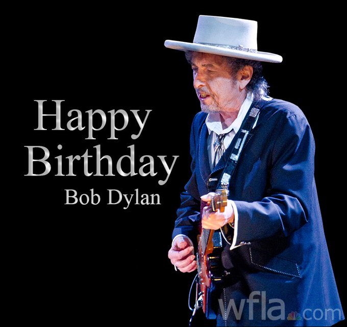 Join us in wishing a happy 80th birthday to singer-songwriter Bob Dylan!  