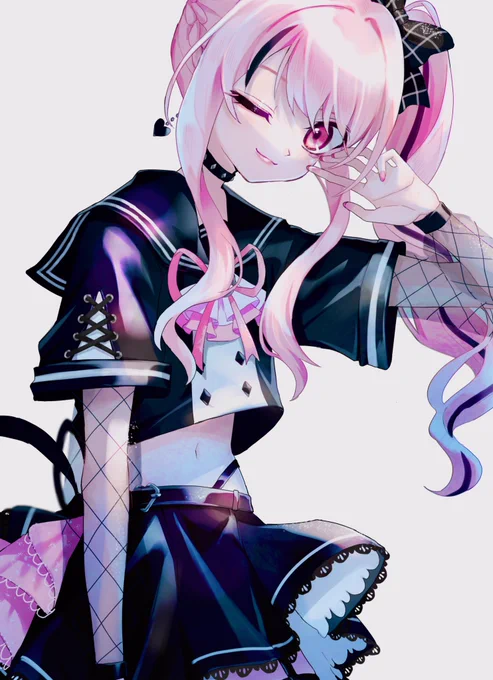 #prsk_FA
Amia/暁山瑞希  (捏造衣装注意⚠️) 