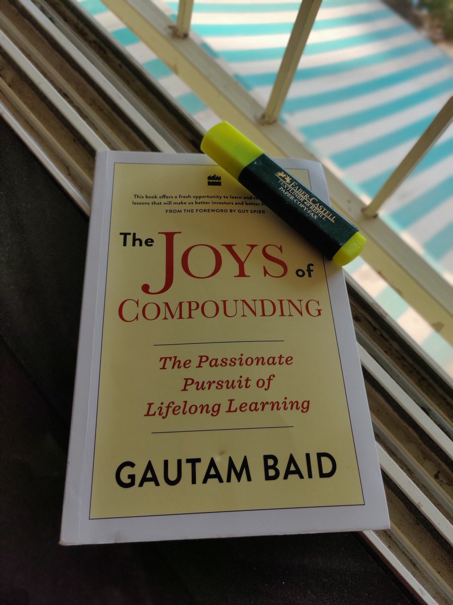 #Thejoysofcompounding .A Must Read. Truly Inspiring .Thanks @Gautam__Baid. @amazon for delivering.