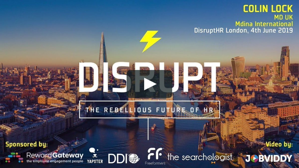 Collin Lock talks "Anarchy In The HR" and where to look out for the Warning ⚠️ Signs

Watch Here 👉bit.ly/322ZAOt

#hr #humanresources #DisruptHRLon