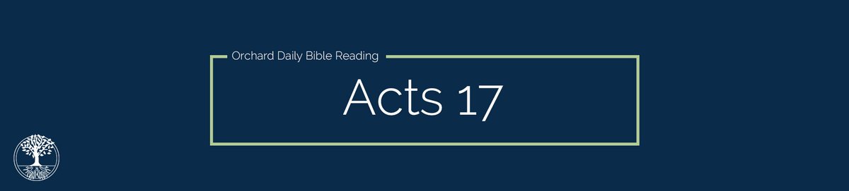 Today's Reading: Acts 17
Reading: bit.ly/dbr24may21
Video: bit.ly/dbv24may21