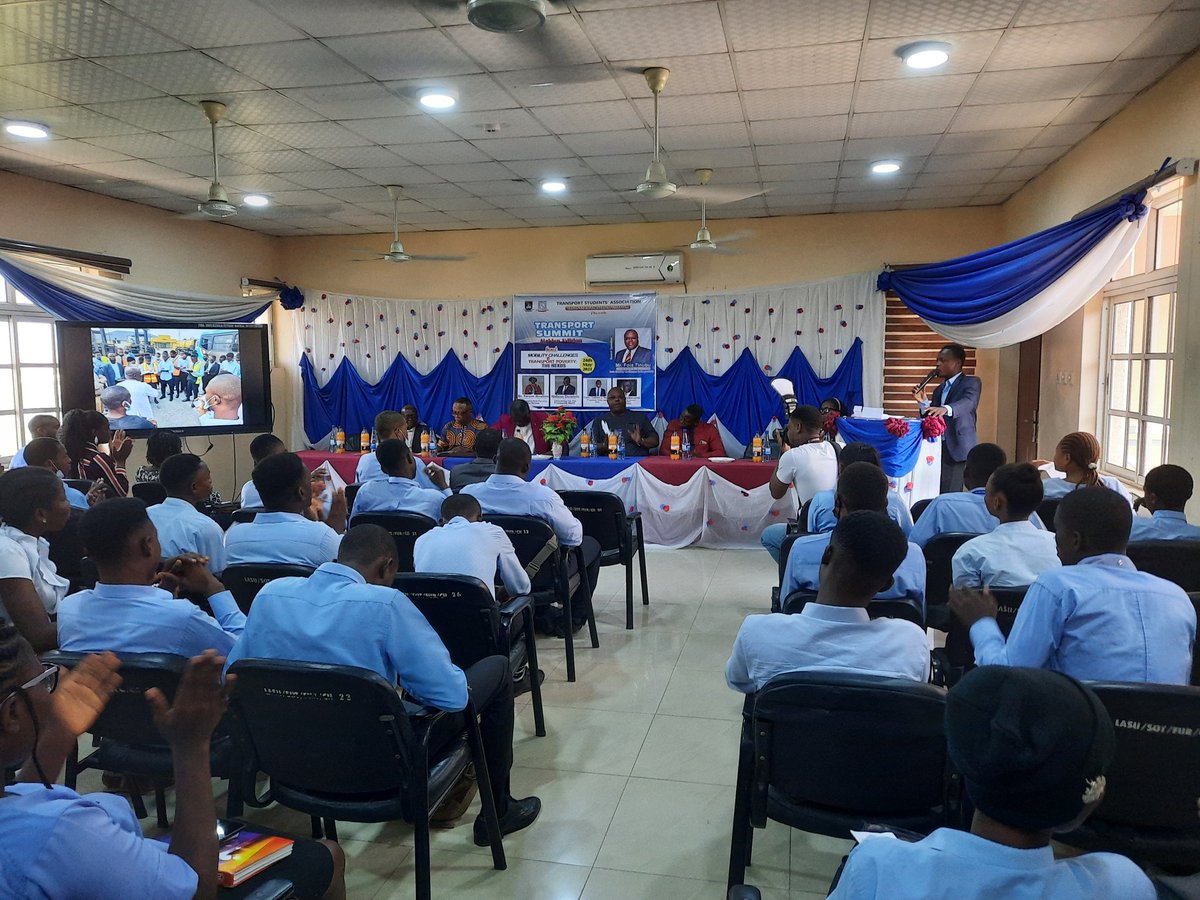 Thank you Mr Fola Tinubu, Managing Director <a href="/PrimeroTSL/">Primero Transport Services</a> for honouring our invitation at the School of Transport and Logistics <a href="/LASUOfficial/">Lagos State University</a>
