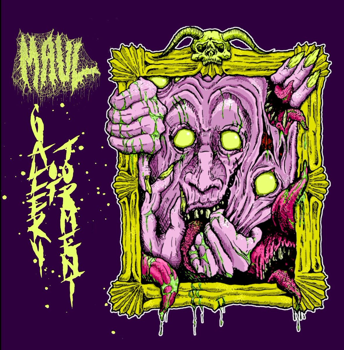 we21011's tweet photo. Gallery of Torment is a new collection from Maul out this week, https://t.co/ObA7fLJgHT @MAUL701 @RecordsFlesh @mookswarfare #Maul #GalleryOfTorment #deathmetal #metal #heavymetal #doom #doommetal #CorruptedFleshRecords #HostileRecords #FrozenScreamsImprint #CavernousRecords https://t.co/wPe0x68sOU