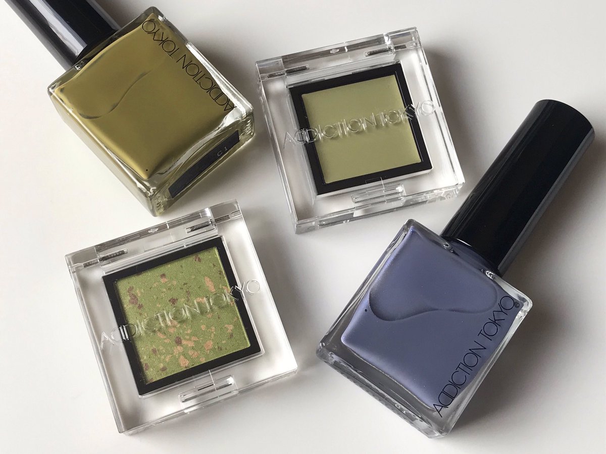 Icchii Addictionのsummer アイシャドウ 101 Cleopatra Peridot 102c Cleopatra Peridot ネイル 102c Inner Wisdom 110p Gentle Power Icchii Addictionのsummer アイシャドウ 101 Cleopatra Peridot 102c Cleopatra Peridot ネイル 102c Inner Wisdom 110p Gentle Power