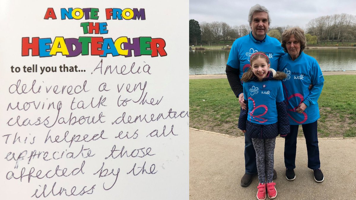 Amelia,10, delivered a presentation to help her class learn about dementia &amp; how they can help those living with the condition.

Amelia’s mum Ruth says, “Her Gran has Alzheimer’s and Amelia is very passionate about ensuring others learn about the condition.”

What a superstar!🌟