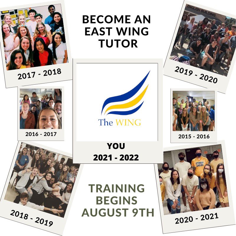 Save the date - August 9th we will begin training new and returning tutors as preparation for our 7th year!