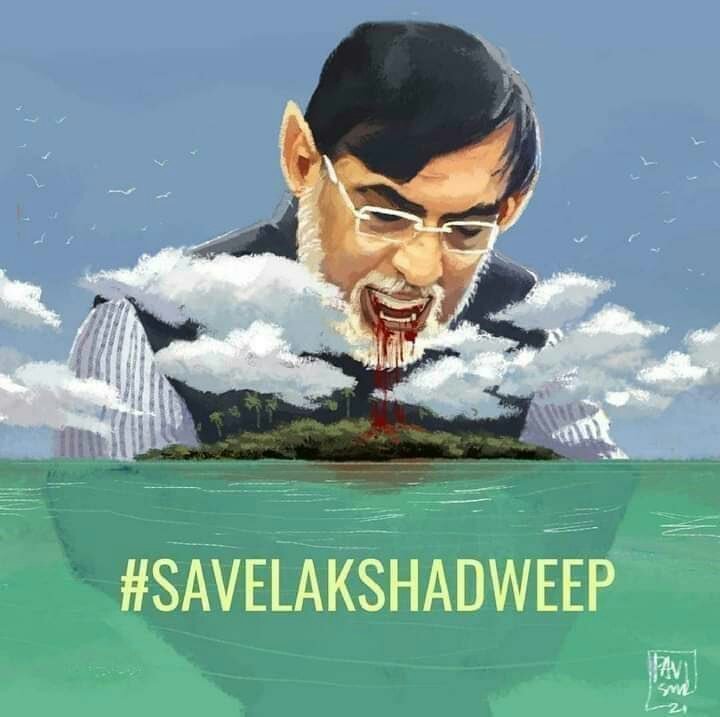 vyzz369's tweet photo. First they go to the North for Kashmir and then South for Lakshadweep.
#SaveLakshadweep
#stopsaffronization
#Lakshadweep
#standwithLAKSHADWEEP https://t.co/WwU0jGKyRW