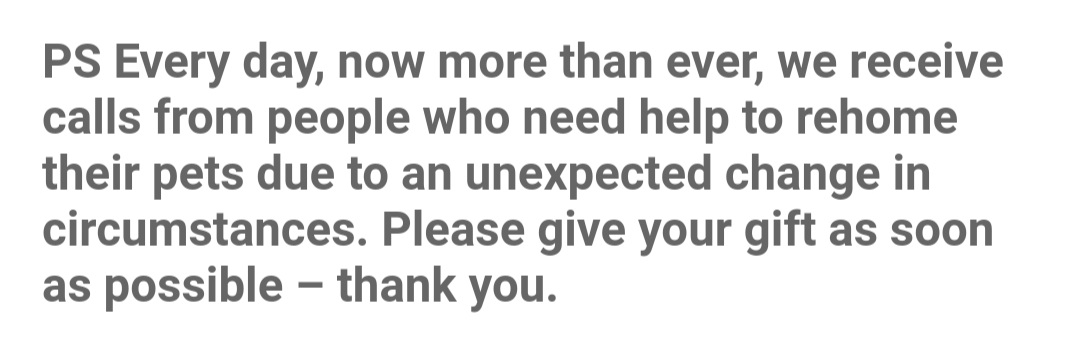 savebxlewknor's tweet photo. @The_Blue_Cross @BlueCrossPA @chrisburghes @kellygrellier1 Can't you see the irony in sending emails like this while proposing rehoming centre closures? Do you really think you'll find safe foster homes for all the pets that need help? Not in the real world #savebluecrosslewknor https://t.co/BObcaHLv1x