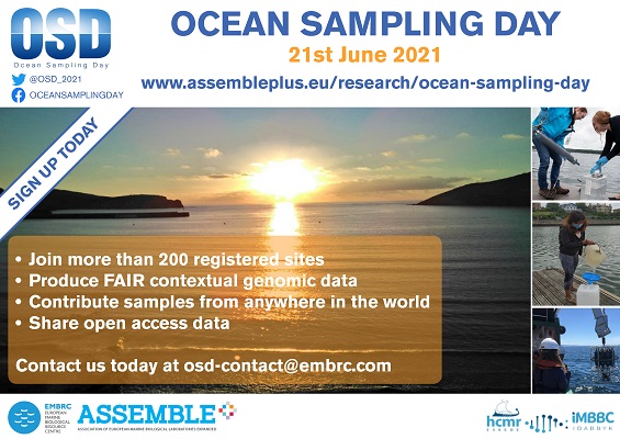 ASSEMBLE_Plus's tweet image. Are you ready for #OceanSamplingDay2021? This year&apos;s information and relevant documents are all ready for download at: assembleplus.eu/research/ocean…